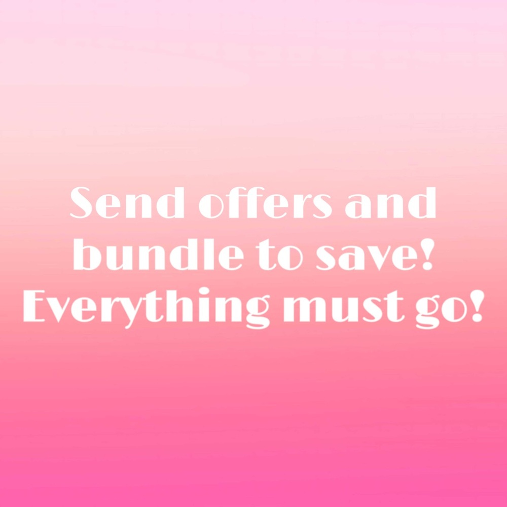 Everything must go!